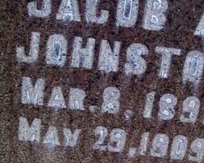 Jacob Adelbert Johnston on Sysoon