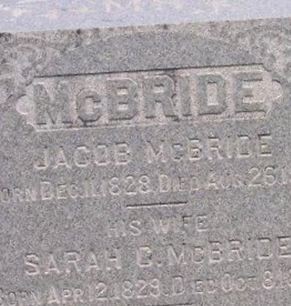 Jacob Henry McBride on Sysoon