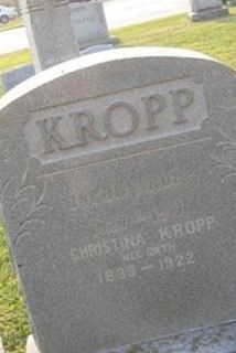 Jacob Kropp, II on Sysoon