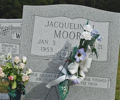 Jacqueline L Moore on Sysoon