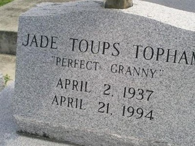 Jade Ann Toups Topham on Sysoon