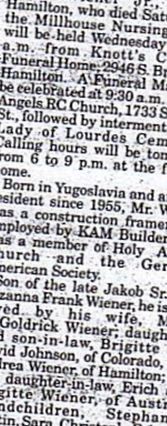 Jakob Wiener on Sysoon
