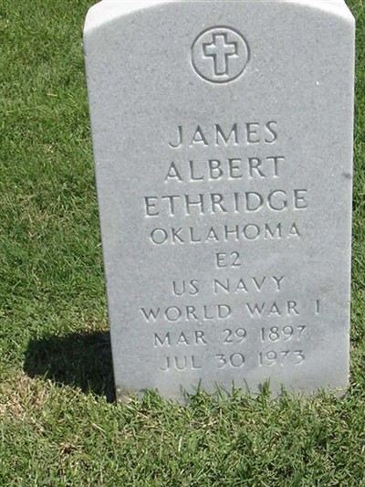 James Albert Ethridge on Sysoon
