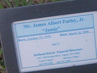 James Albert "Jamie" Farley, Jr. on Sysoon