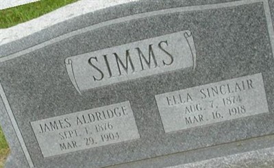 James Aldridge Simms on Sysoon