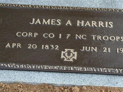 Corp James Alexander Harris on Sysoon