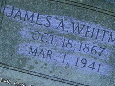 James Anderson Whitman on Sysoon
