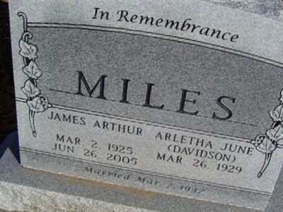 James Arthur Miles on Sysoon