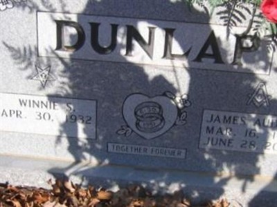 James Audrey Dunlap on Sysoon