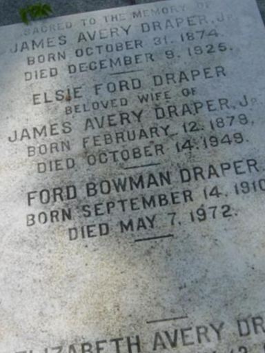 James Avery Draper, Jr on Sysoon