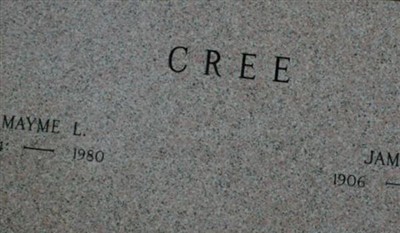 James B. Cree on Sysoon