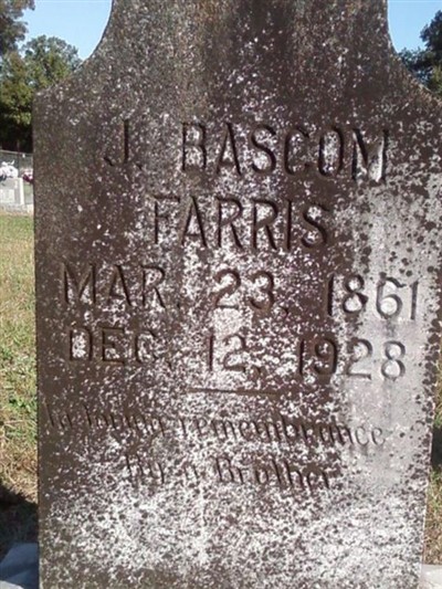 James Bascom Farris on Sysoon
