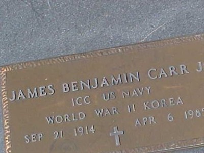 James Benjamin Carr, Jr on Sysoon