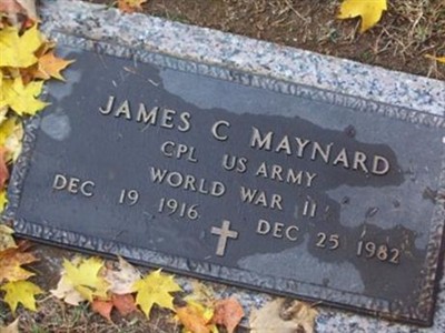 James Clifford Maynard on Sysoon