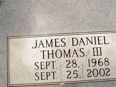 James Daniel Thomas, III on Sysoon