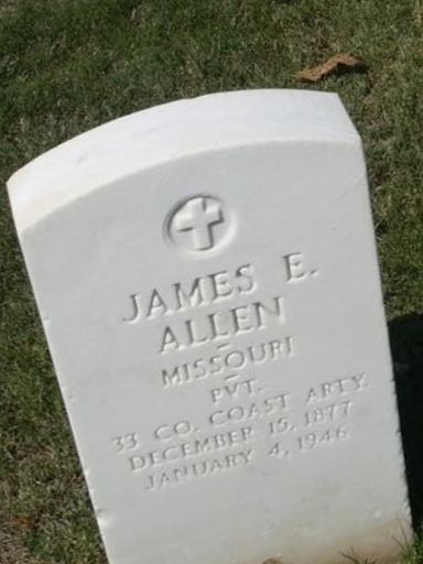 James E Allen on Sysoon