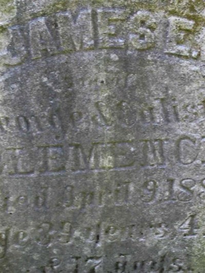 James E Clemence on Sysoon