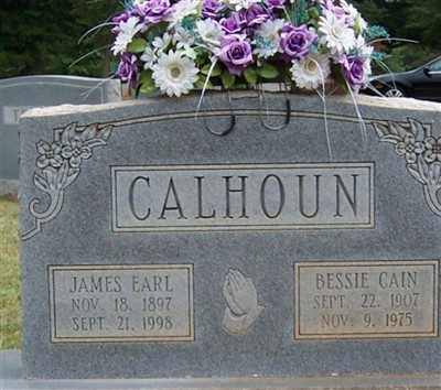 James Earl Calhoun on Sysoon