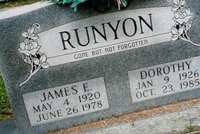 James Edward Runyon on Sysoon