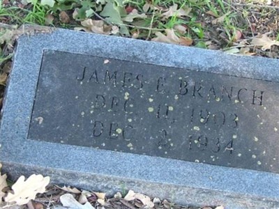 James Edwin Branch on Sysoon