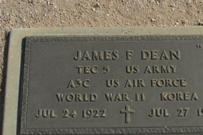 James F Dean on Sysoon