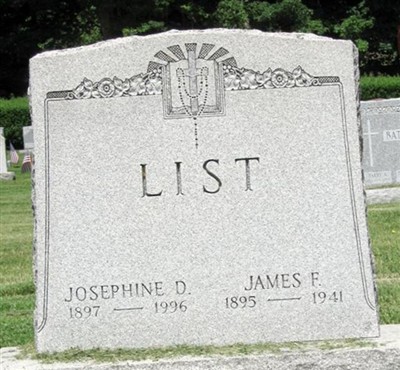 James F List on Sysoon