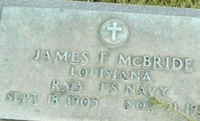 James F. McBride on Sysoon