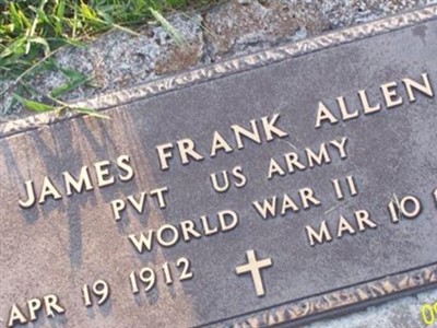 James Frank Allen on Sysoon