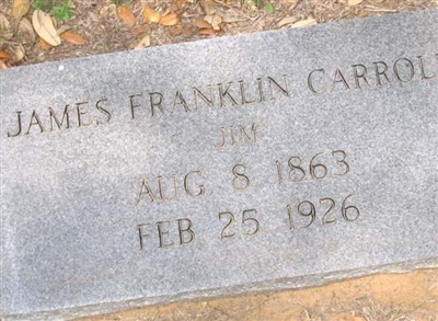 James Franklin Carroll on Sysoon