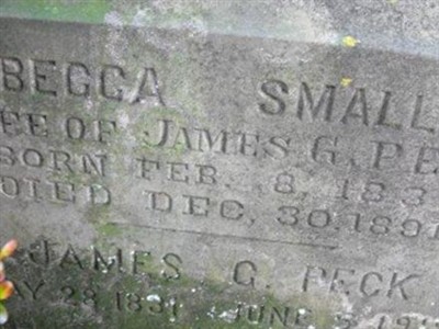 James G Peck on Sysoon