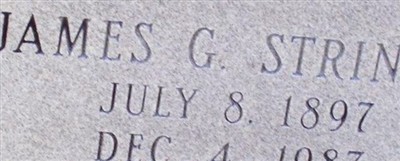 James G. Stringer on Sysoon
