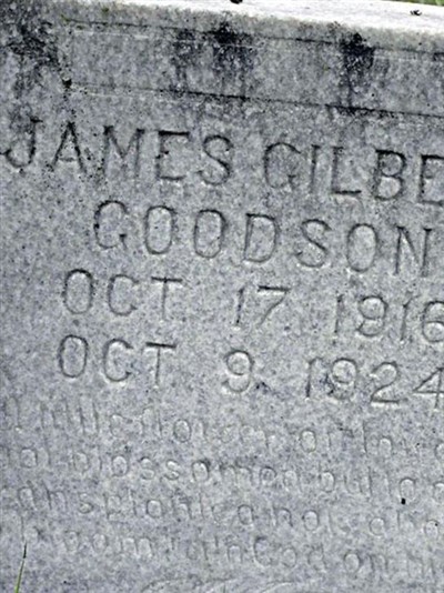 James Gilbert Goodson on Sysoon