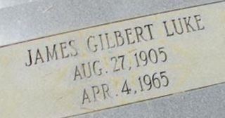 James Gilbert Luke on Sysoon