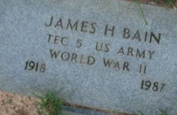 James H. "Houston" Bain on Sysoon