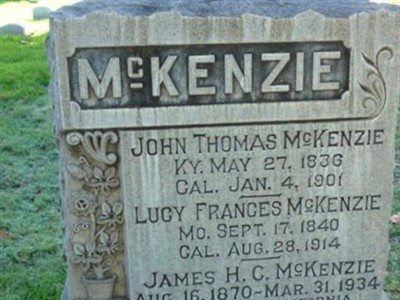 James Henry Clay McKenzie on Sysoon