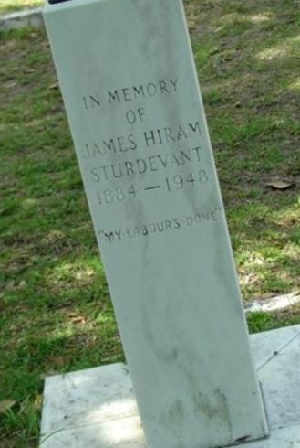 James Hiram Sturdevant on Sysoon