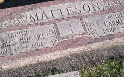 James Hobart Matteson on Sysoon