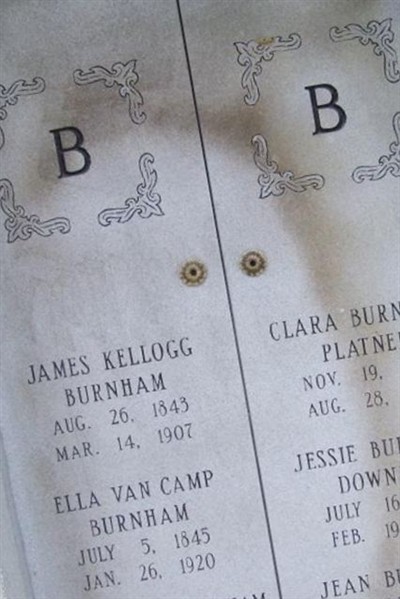 James Kellogg Burnham on Sysoon