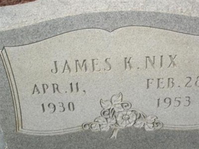 James Kenneth Nix on Sysoon