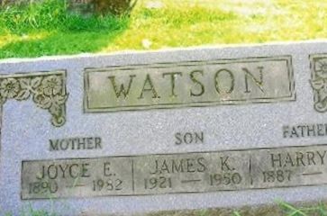 James Kenneth Watson on Sysoon