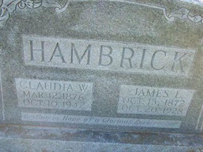 James L. Hambrick on Sysoon