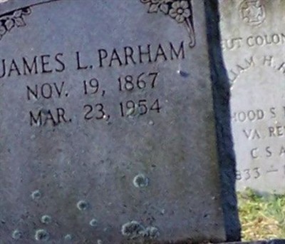 James L. Parham on Sysoon
