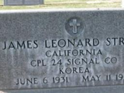 James Leonard Strait on Sysoon