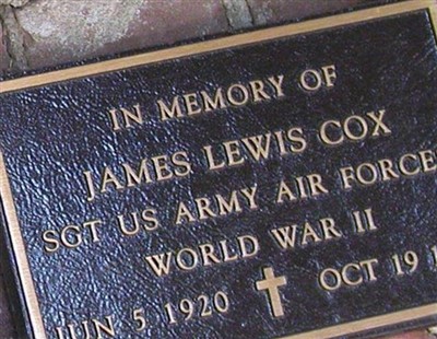 James Lewis Cox on Sysoon