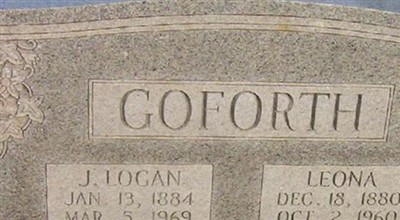 James Logan Goforth on Sysoon