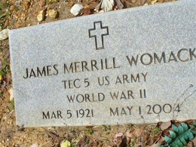 James Merrill Womack on Sysoon