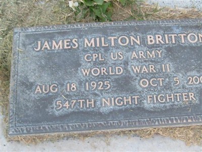 James Milton Britton on Sysoon