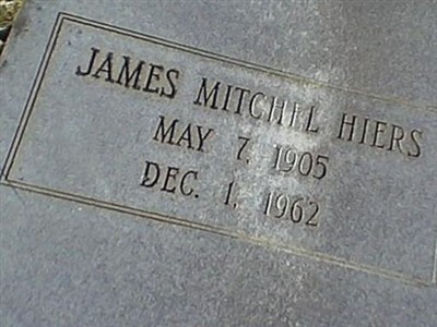 James Mitchel Hiers on Sysoon