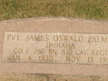 James Oswald Palmer on Sysoon