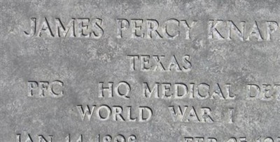 James Percy Knapp on Sysoon